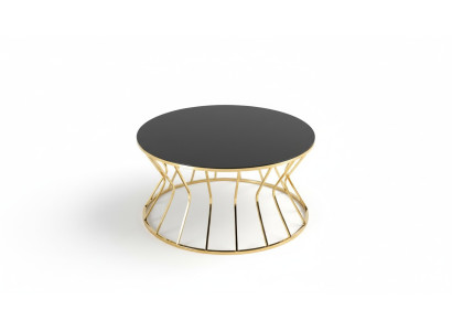 Nowoczesna sofa stolik kawowy stolik kawowy Stolik Gold Tabela Szkło