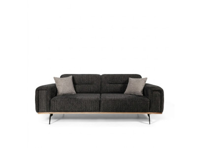 Sofa materiałowa projekt trzyosobowa szara sofa 3 miejsce do siedzenia tapicerowana sofa kanapa