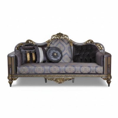 Sofa w stylu klasycznym z projektu Chesterfield do salonu