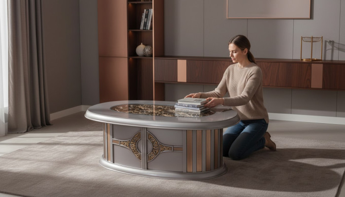 stolik kawowy Stolik Designerski Tabela Stolik do salonu Nowy stolik kawowy