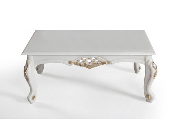 Luksusowy stolik kawowy Klasyczny stolik do kawy Stolik Drewno 130x80