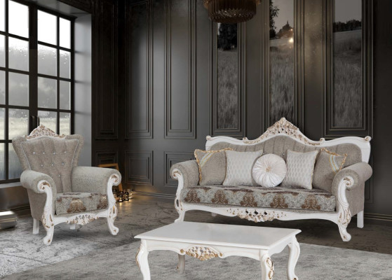 Zestaw sofowy 31 miejsca do siedzenia stolik kawowy Podkładka Ustawić Couches Chesterfield
