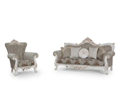 Zestaw sofowy 31 miejsca do siedzenia stolik kawowy Podkładka Ustawić Couches Chesterfield