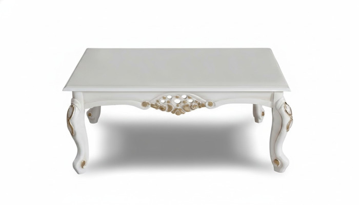 stolik kawowy Tabela Luxury Table Living Room Design stoły Prostokątny Biały