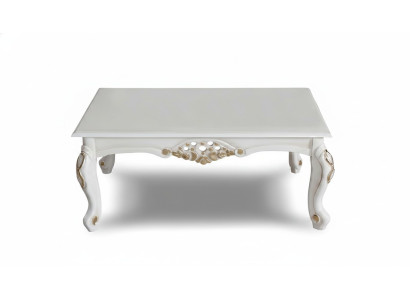 stolik kawowy Tabela Luxury Table Living Room Design stoły Prostokątny Biały