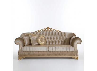 Wygodna sofa o klasycznym stylu oraz niepowtarzalnym designie i dekoracji