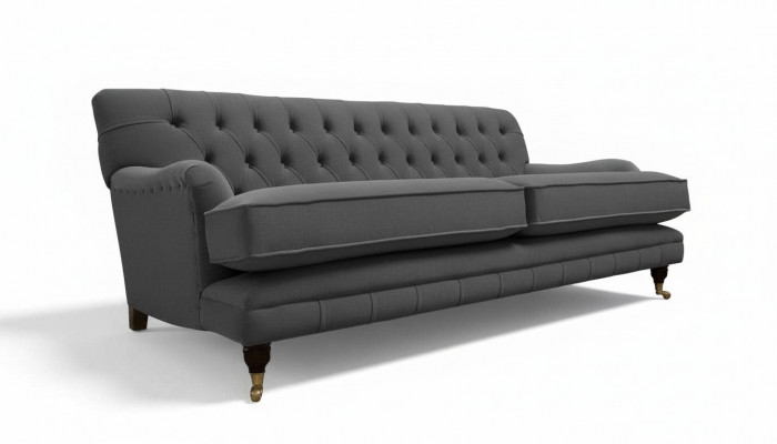 Sofa 3 miejsce do siedzenia Kanapy Art Deco trzyosobowa Nowa luksusowa kanapa włókiennicza Podkładka