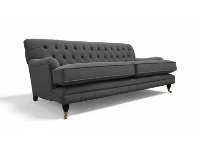 Sofa 3 miejsce do siedzenia Kanapy Art Deco trzyosobowa Nowa luksusowa kanapa włókiennicza Podkładka