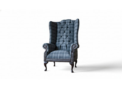 EarsFotel Chesterfield Fotel Couch 1 miejsce siedzące Sofa Włókienniczy Couches Materiał