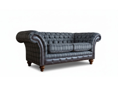 Design Chesterfield Włókienniczy Luksusowe 2-miejsce siedzące Material Couch Podkładka Sofa Nowość