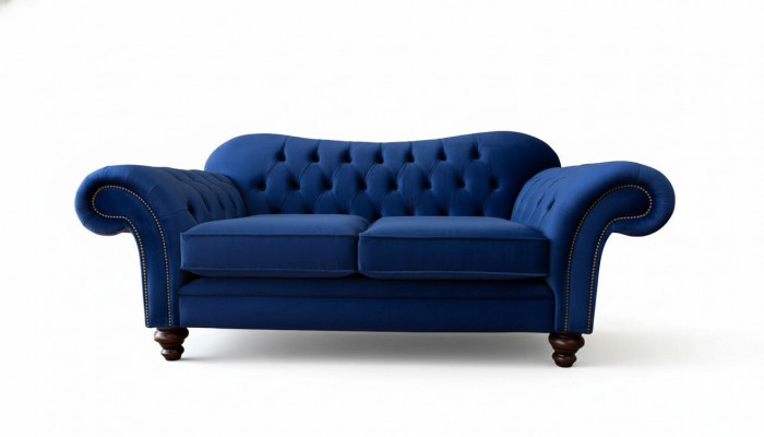 Sofy Chesterfield Design Sofa 2 miejsce do siedzenia Couch Luxury Classic Włókienniczy