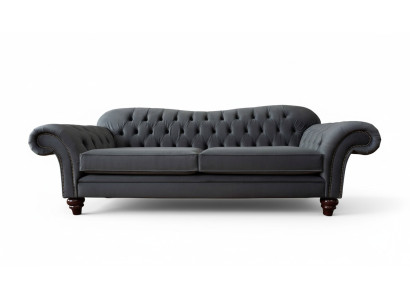 Chesterfield 3 miejsce do siedzenia Włókienniczy Design Sofa Couch Podkładka Couches Luxury