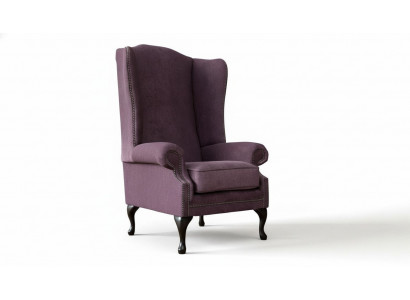 Fotel Chesterfield Włókienniczy Lounge Club Podkładka Lila Luxury EarsFotel