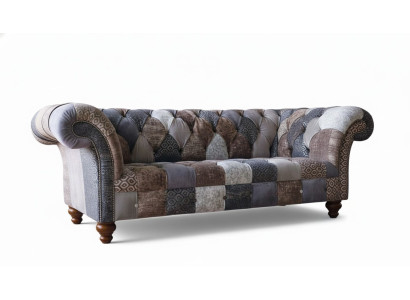 Poduszka na siedzisko sofy trzyosobowej Chesterfield Material Couch Modern Meble Nowość