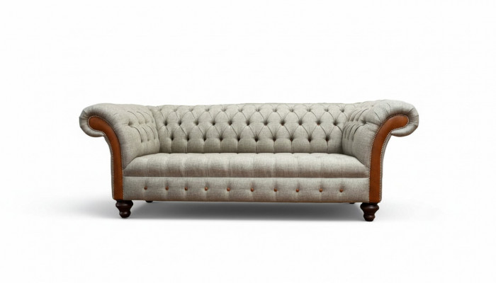 Sofa Chesterfield Podkładka Design Luxury Couch Classic Sofa 3 miejsce do siedzenia