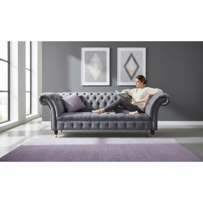 Sofa 3 Siedziba Chesterfield Siedziba Włókienniczy Materiał Couchen Sofa Podkładka Nowość