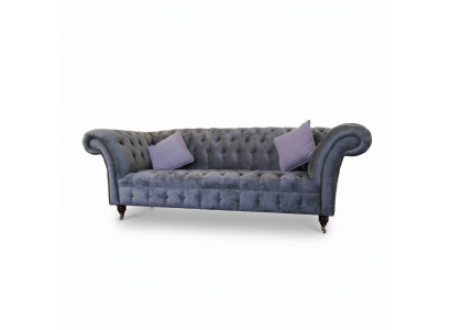 Sofa 3 Siedziba Chesterfield Siedziba Włókienniczy Materiał Couchen Sofa Podkładka Nowość