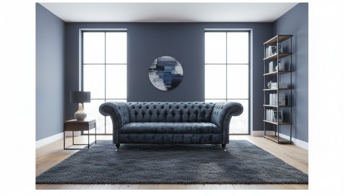 Design Sofa 3 miejsce do siedzenia Sofa Podkładka Sofy Materiał Salon Włókienniczy Kanapy