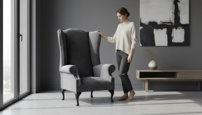 EarsFotel Fotel Design Podkładka Sofa Kanapa Chesterfield Włókienniczy Meble