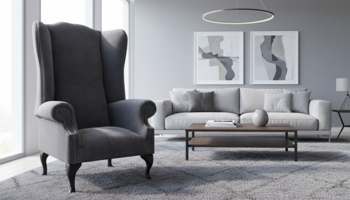 EarsFotel Fotel Design Podkładka Sofa Kanapa Chesterfield Włókienniczy Meble