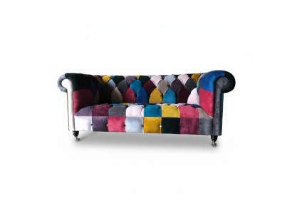 Chesterfield Sofa 3 miejsce do siedzenia Sofa Podkładka Sofy Kanapy Luxury Material Design