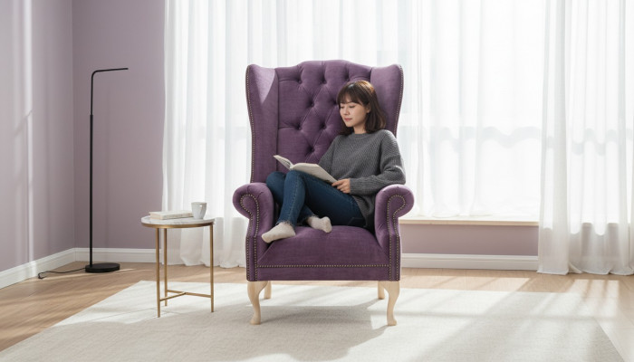 EarsFotel Designer Włókienniczy 1 miejsce siedzące Kanapy Podkładka Chesterfield Siedziba