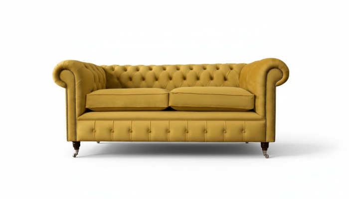 Sofa trzyosobowa 3 miejsce do siedzenia Sofy Podkładka Meble Kanapy Chesterfield Nowość