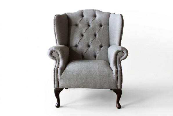 Luksusowa Podkładka Classic Chesterfield Fotel EarsFotel Jednomiejscowy Nowość