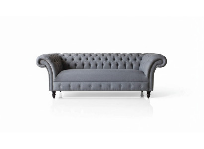 Chesterfield Sofa 3 miejsce do siedzenia Sofa Podkładka Luksusowe Włókiennicze Kanapy Sofy