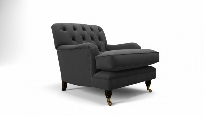 Chesterfield Fotel Couch Podkładka 1 miejsce do siedzenia Design Couches Włókienniczy Nowość