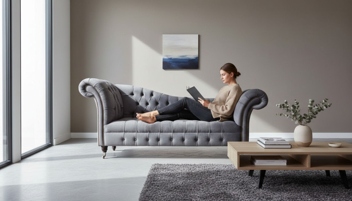 Chesterfield 3 miejsce do siedzenia Design Couch Sofa Podkładka Siedziba Material Luxury Couches