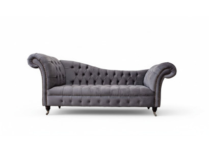 Chesterfield 3 miejsce do siedzenia Design Couch Sofa Podkładka Siedziba Material Luxury Couches