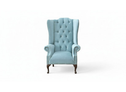 Baby Blue EarsFotel Fotel Design Podkładka Sofa Kanapa Chesterfield Włókienniczy Nowość