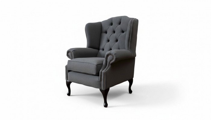 Gray EarsFotel Fotel Design Podkładka Sofa Kanapa Chesterfield Włókienniczy Nowość