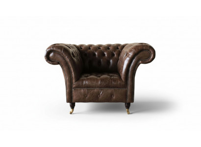 Chesterfield Fotel Klasyczny Design Salon Podkładka Jednoosobowa Styl Meble