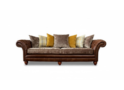 Sofa Couch 3 miejsce do siedzenia Design Couch Podkładka Włókienniczy Classic Trzyosobowa Nowość