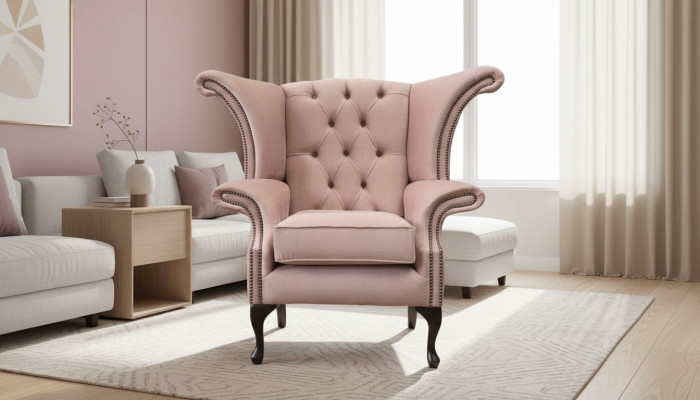 EarsFotel Fotel Aksamit Design Podkładka Sofa Chesterfield Włókienniczy Meble