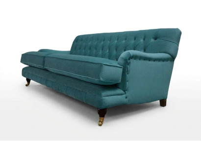 Sofa 3 miejsce do siedzenia Material Design Couch Podkładka Sofy Włókienniczy Modern Chesterfield 1