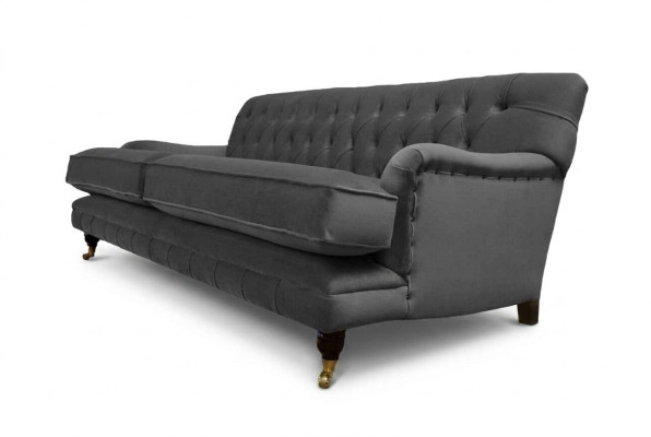 Designerska Sofa 3 miejsce do siedzenia Modern Couch Podkładka Szare Sofy Designerska Sofa