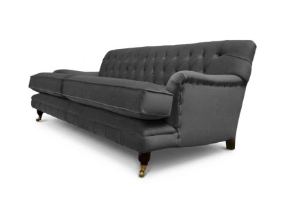 Designerska Sofa 3 miejsce do siedzenia Modern Couch Podkładka Szare Sofy Designerska Sofa
