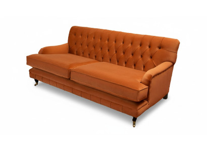 Sofa trzyosobowa 3 Siedziba Materiał Chesterfield Nowoczesny design Sofa do salonu