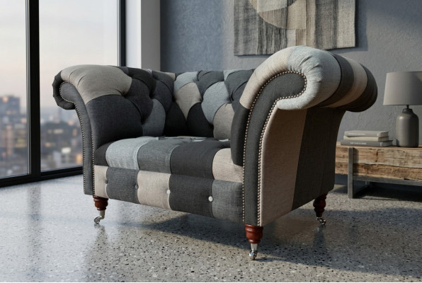Sofa 1 miejsce do siedzenia Włókienniczy Lounge Luxury Podkładka miejsce do siedzenia New Fotel Design Couch
