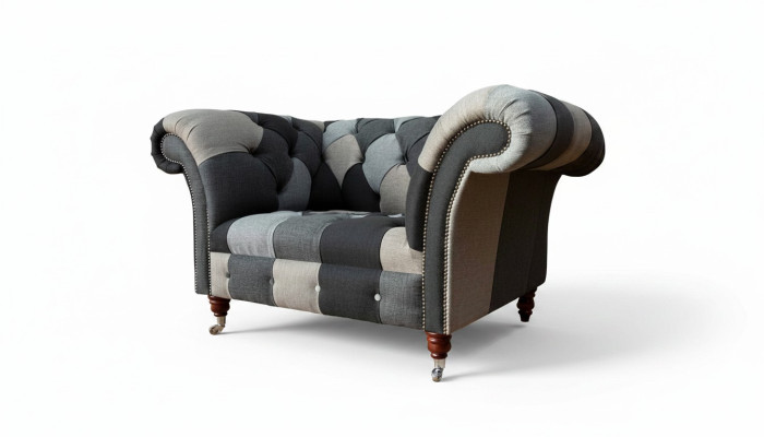 Sofa 1 miejsce do siedzenia Włókienniczy Lounge Luxury Podkładka miejsce do siedzenia New Fotel Design Couch