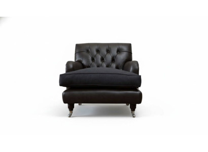 Chesterfield Design Fotel Couch Podkładka Luxury Couches 1 Siedziba Skóra