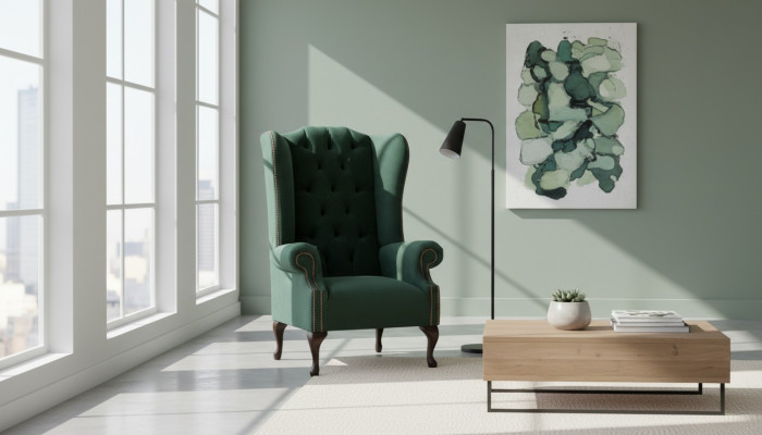 Chesterfield Design Fotel Podkładka Luksusowe kanapy włókiennicze EarsFotel
