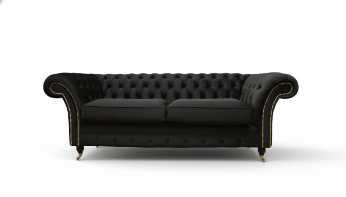 Chesterfield Sofa 3 miejsce do siedzenia Sofa Podkładka Luksusowe Włókiennicze Kanapy Sofy