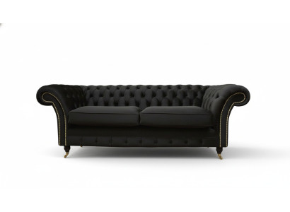 Chesterfield Sofa 3 miejsce do siedzenia Sofa Podkładka Luksusowe Włókiennicze Kanapy Sofy