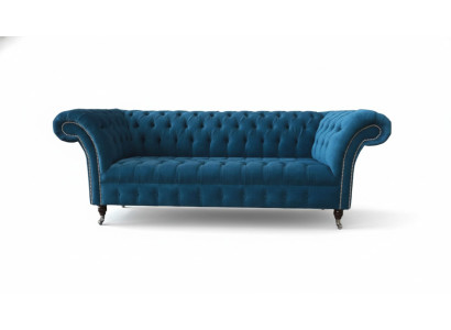 Kanapa trzyosobowa Podkładka Sofa Chesterfield projekt sofy kanapy Włókiennicze
