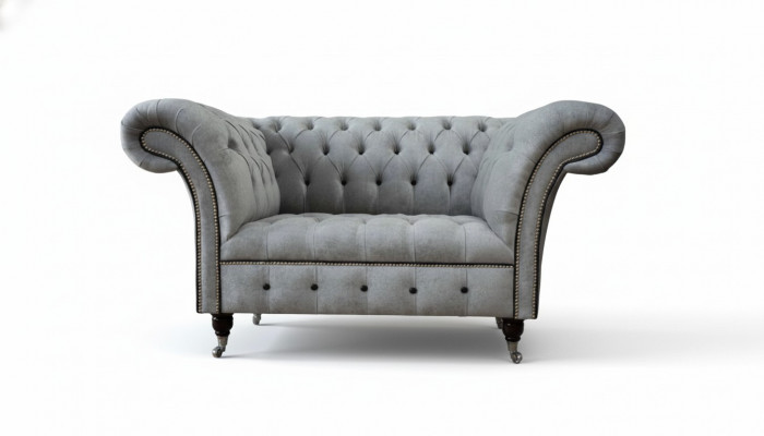 Chesterfield Fotel Materiał Living Room Design Podkładka Włókienniczy Design Luxury
