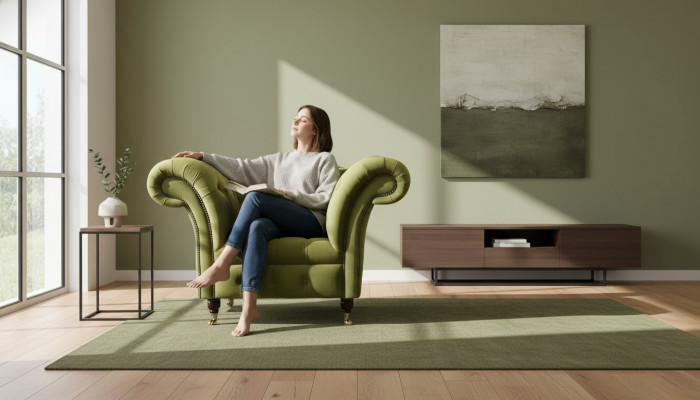 Chesterfield Design Fotel Couch Podkładka Luksusowe kanapy włókiennicze jednomiejscowe